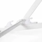 Sdraio da Esterno in Alluminio con Seduta in Textilene, 4 Pezzi - Kailua Viadurini