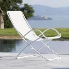 Sdraio Pieghevole da Giardino in Acciaio Zincato Made in Italy 2 Pezzi – Hobbit Viadurini