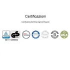 Sedia Alta da Ufficio Ergonomica Girevole con Rotelle e Braccioli - Filanna Viadurini