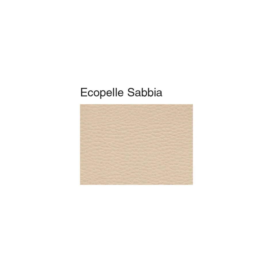 Sedia Classica in Legno di Faggio Schienale Decorato e Ecopelle - Milissa Viadurini