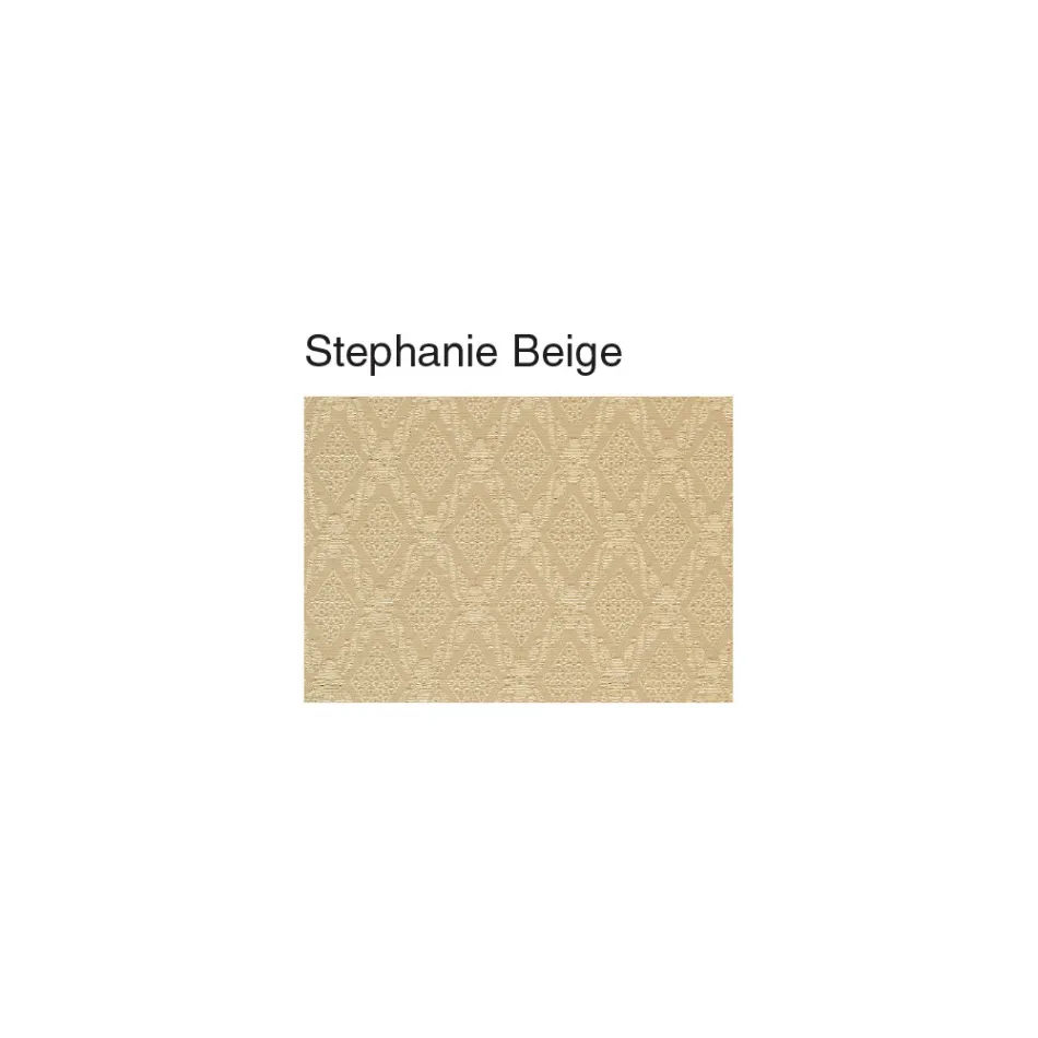 Sedia Classica in Legno e Seduta in Tessuto Design Made in Italy - Baptiste Viadurini