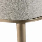 Sedia con Braccioli con Seduta Rivestita e Gambe in Acciaio Made in Italy - Ascoli Viadurini