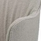 Sedia con Braccioli con Seduta Rivestita e Gambe in Acciaio Made in Italy - Ascoli Viadurini