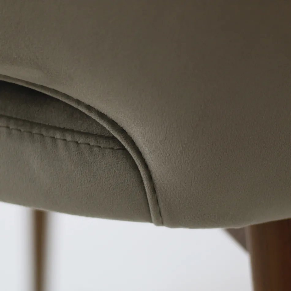 Sedia con Seduta e Schienale Completamente Rivestiti Made in Italy - Adria Viadurini