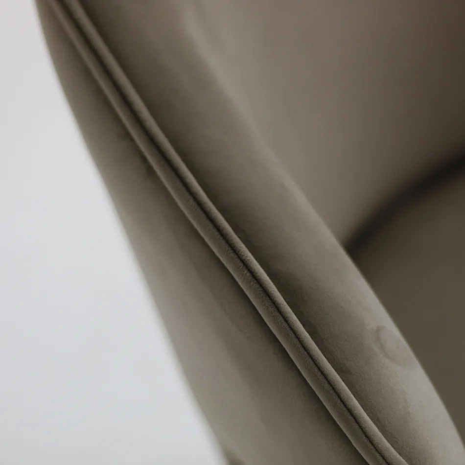 Sedia con Seduta e Schienale Completamente Rivestiti Made in Italy - Adria Viadurini