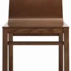 Sedia con Struttura in Frassino e Scocca in Rovere Made in Italy - Emilia Viadurini