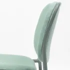 Sedia Cucina Imbottita in Tessuto e Metallo Made in Italy 2 Pezzi - Sangria Viadurini