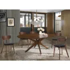 Sedia Cucina in Tessuto con Struttura in Legno Massello 2 Pezzi - Tonino Viadurini