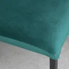 Sedia da Cucina con Gambe in Metallo e Seduta in Velluto, 4 Pezzi - Darvina Viadurini