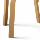 Sedia da Cucina in Legno di Faggio Curvato Naturale Made in Italy - Cassiopea Viadurini