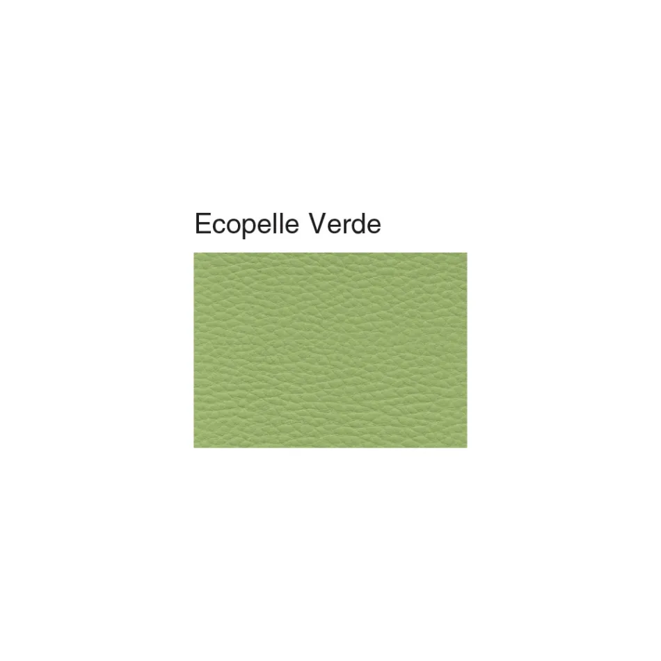 Sedia da Cucina in Legno di Faggio e Seduta in Ecopelle Design - Florent Viadurini