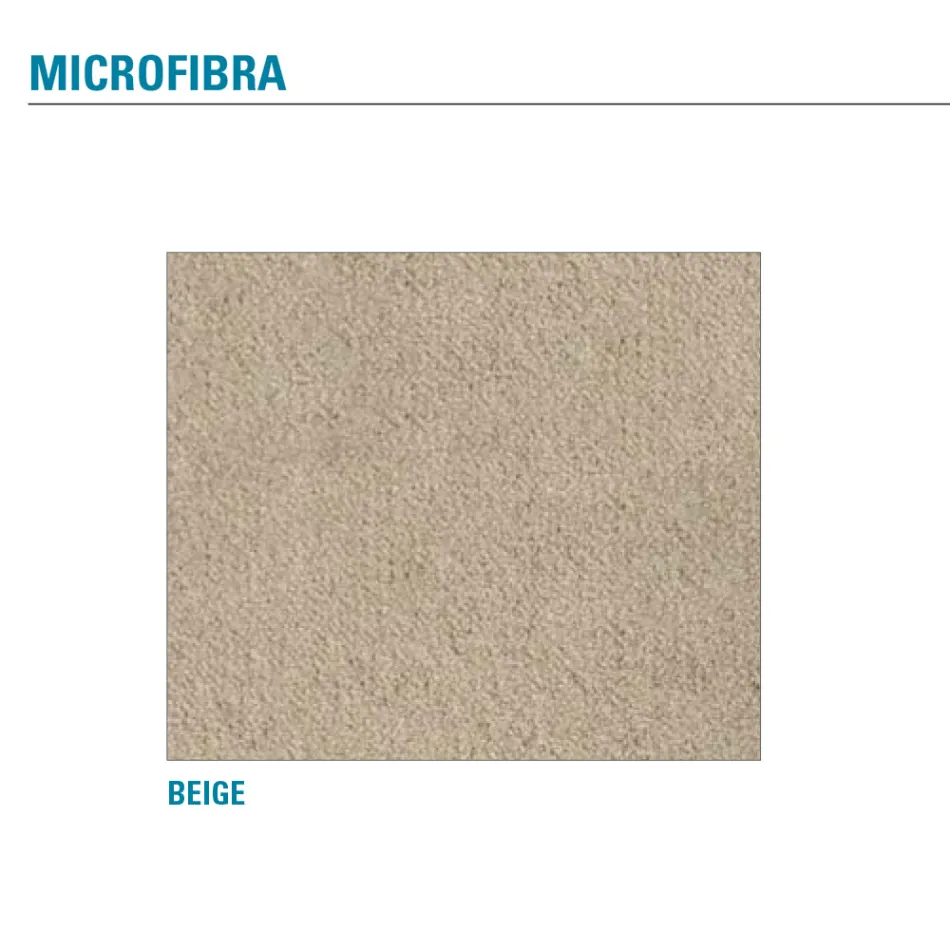 Sedia da Cucina Rivestita in Microfibra Made in Italy, 2 Pezzi - Rebecca Viadurini