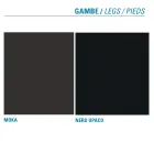 Sedia da Cucina Rivestita in Microfibra Made in Italy, 2 Pezzi - Rebecca Viadurini