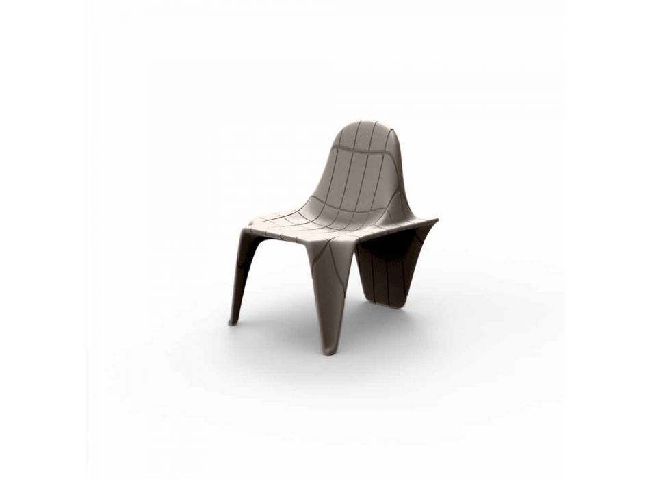 Sedia da esterno di design impilabile F3 by Vondom, in polietilene Viadurini