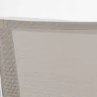 Sedia da Esterno Impilabile in Alluminio e Textilene, Homemotion 4 Pezzi - Serge Viadurini