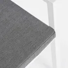 Sedia da Esterno Impilabile in Alluminio Homemotion, 4 Pezzi - Carina Viadurini