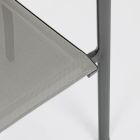 Sedia da Esterno Impilabile in Alluminio Verniciato, Homemotion, 4 Pezzi - Vicki Viadurini
