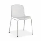 Sedia da Esterno Impilabile in Metallo Made in Italy, 4 Pezzi - Prunella Viadurini