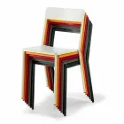 Sedia da Esterno Impilabile in Metallo Made in Italy, 4 Pezzi - Xylia Viadurini