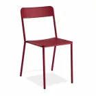 Sedia da Esterno Impilabile in Metallo Made in Italy, 4 Pezzi - Xylia Viadurini