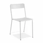 Sedia da Esterno Impilabile in Metallo Made in Italy, 4 Pezzi - Xylia Viadurini