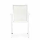 Sedia da Esterno in Alluminio con Braccioli di Design Homemotion - Casper Viadurini