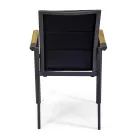 Sedia da Esterno in Alluminio con Textilene a Doppio Strato - Escursione Viadurini