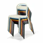 Sedia da Esterno in Alluminio Impilabile Made in Italy, 4 Pezzi - Ulyssa Viadurini