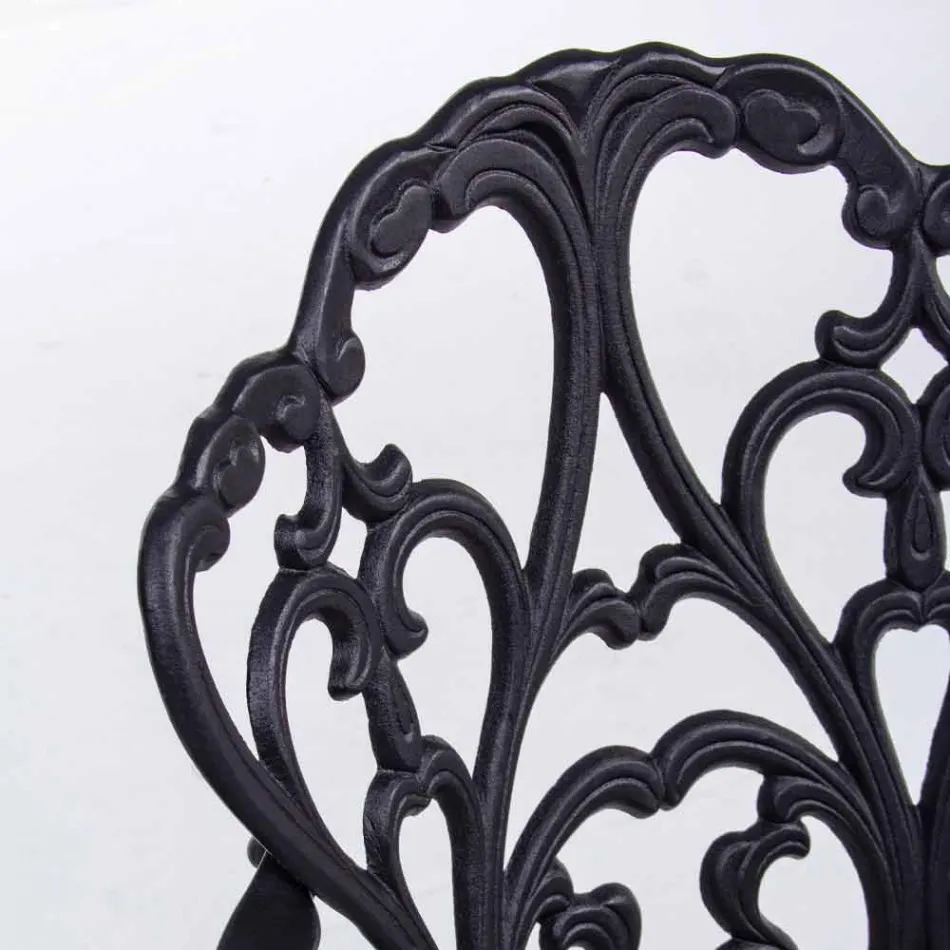 Sedia da Esterno in Alluminio Verniciato in Finitura Opaca, 2 Pezzi - Casiro Viadurini