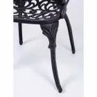 Sedia da Esterno in Alluminio Verniciato in Finitura Opaca, 2 Pezzi - Casiro Viadurini