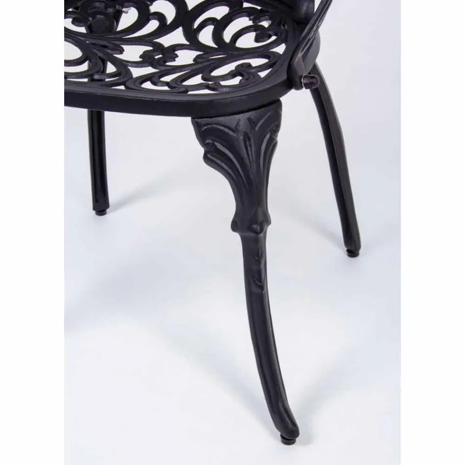 Sedia da Esterno in Alluminio Verniciato in Finitura Opaca, 2 Pezzi - Casiro Viadurini