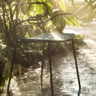 Sedia da Esterno in Metallo e Poliuretano Made in Italy, 2 Pezzi - Trosa Viadurini