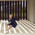 Sedia da esterno in policarbonato e polipropilene Faz Vondom di design Viadurini