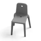 Sedia da Esterno in Polietilene 15 Colori Made in Italy 2 Pezzi - Ronnie Viadurini