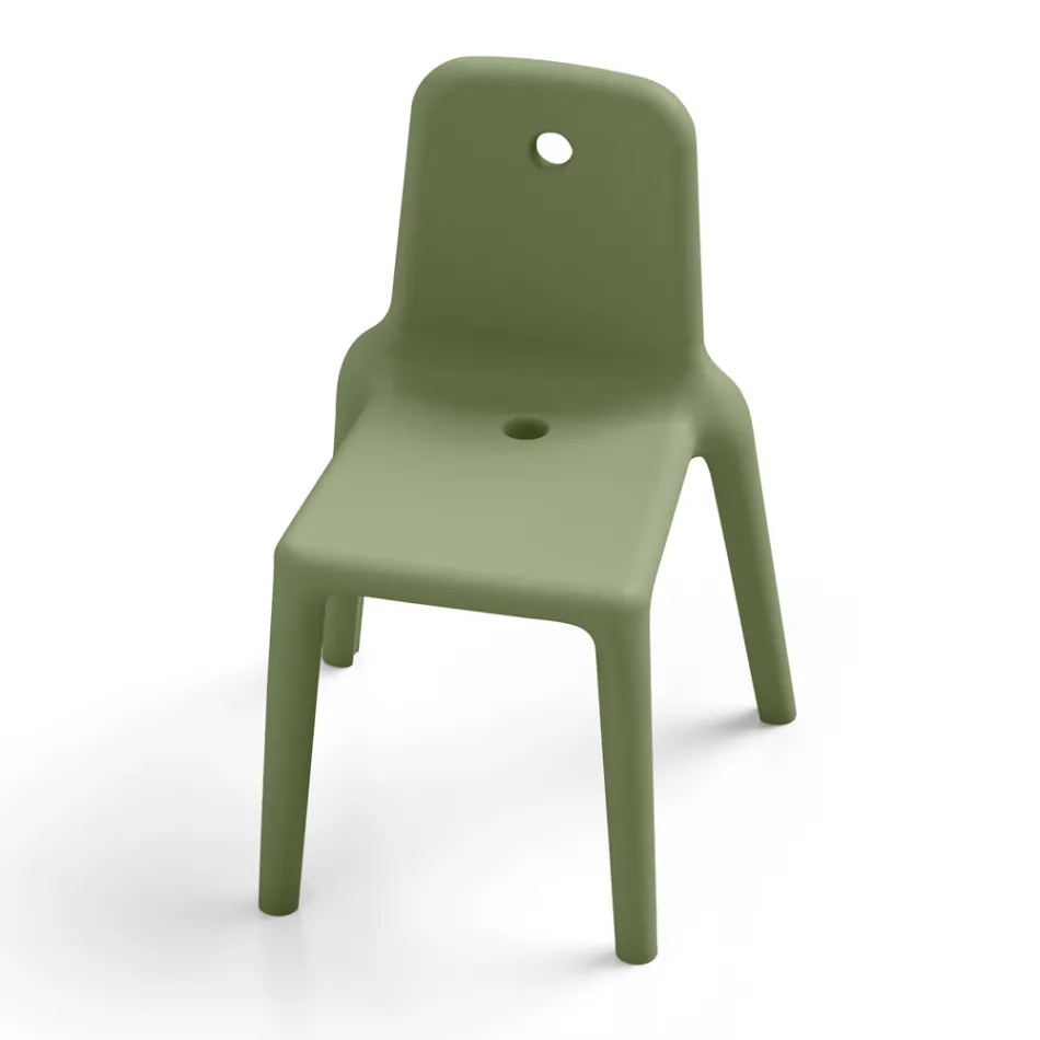 Sedia da Esterno in Polietilene 15 Colori Made in Italy 2 Pezzi - Ronnie Viadurini