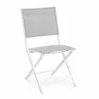 Sedia da Esterno Pieghevole in Textilene e Alluminio, 4 Pezzi - Holly Viadurini