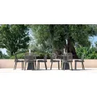 Sedia da esterno Varaschin Emma di design in tessuto e alluminio Viadurini