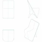 Sedia da giardino di design moderno Sloo by Vondom, in polietilene Viadurini