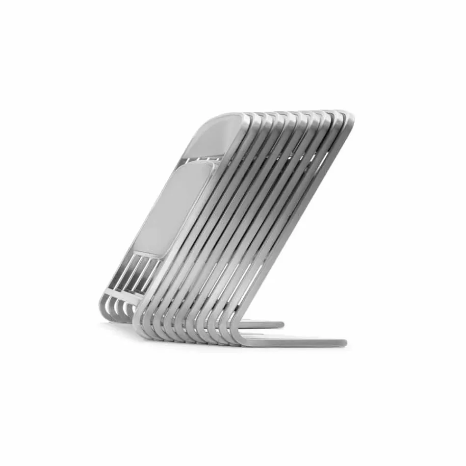 Sedia da Giardino Impilabile in Acciaio Design Moderno Made in Italy - Boston Viadurini