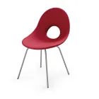 Sedia da Giardino in Polietilene e Base in Alluminio Made in Italy - Ashley Viadurini