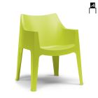 Sedia da Giardino in Tecnopolimero Colorato Made in Italy 4 Pezzi - Davida Viadurini