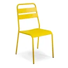 Sedia da Giardino Realizzata Interamente in Metallo - Nastro Viadurini