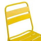 Sedia da Giardino Realizzata Interamente in Metallo - Nastro Viadurini