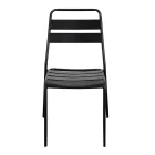 Sedia da Giardino Realizzata Interamente in Metallo - Nastro Viadurini