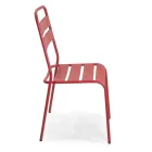 Sedia da Giardino Realizzata Interamente in Metallo - Nastro Viadurini