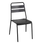 Sedia da Giardino Realizzata Interamente in Metallo - Nastro Viadurini