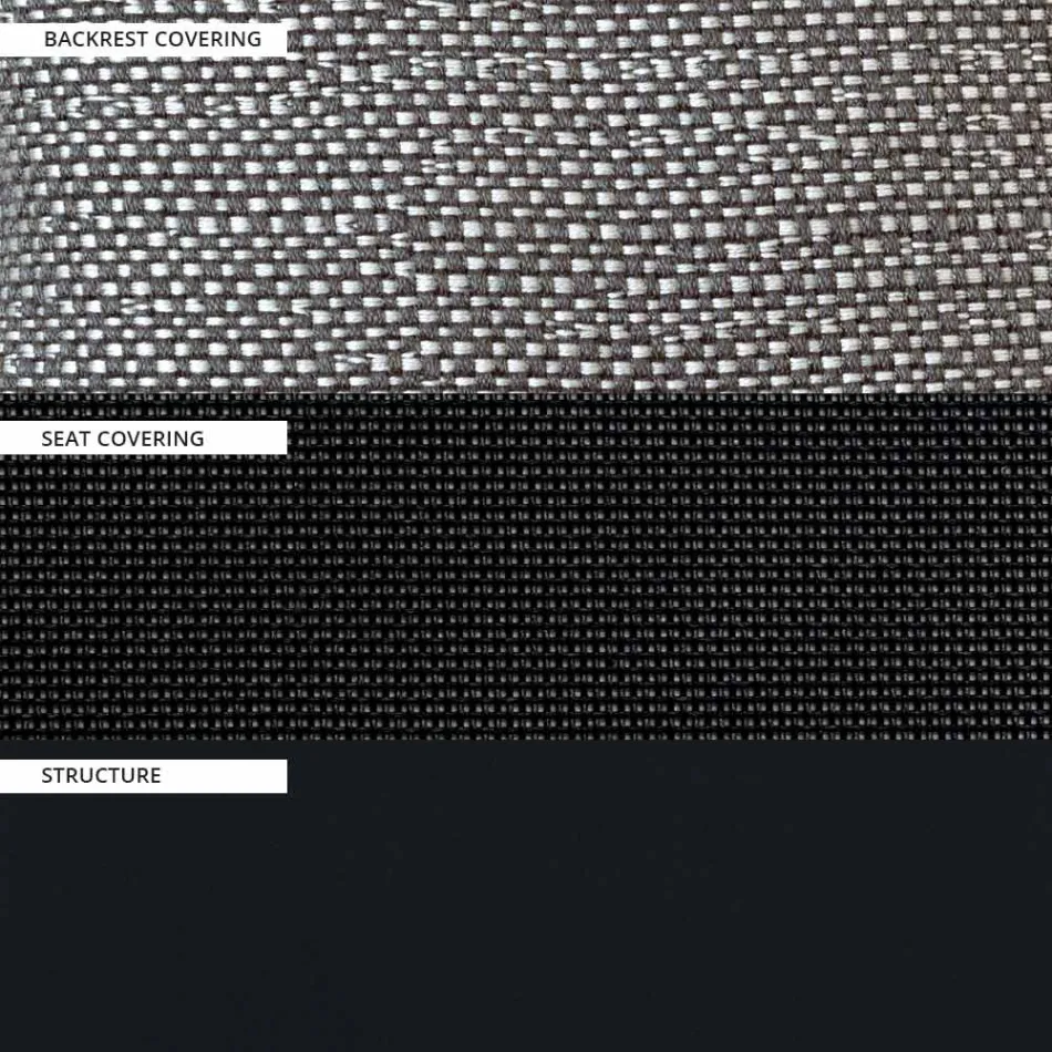 Sedia da Giardino Struttura in Alluminio Verniciato Made in Italy - Jouve Viadurini