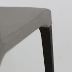 Sedia da Interno in Legno di Frassino e Similpelle Made in Italy - Floki Viadurini