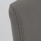 Sedia da Interno in Legno di Frassino e Similpelle Made in Italy - Floki Viadurini