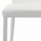 Sedia da Interno Interamente Imbottita e Rivestita Made in Italy - Trieste Viadurini